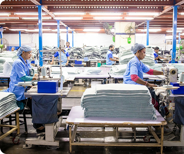 Haamitex textile manufacturing floor
