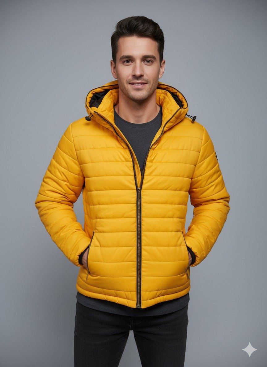 Yellow Puffer Jacket
