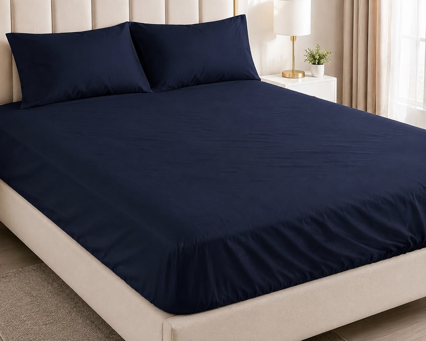 Navy Bed Sheets